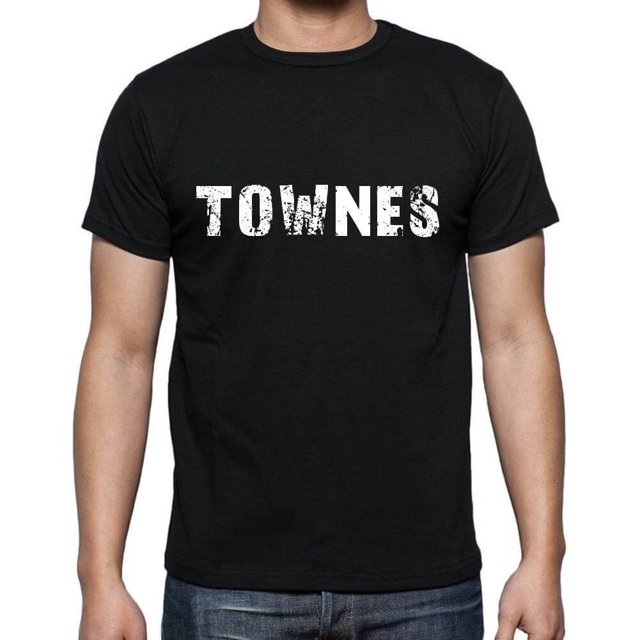 Men's Graphic T-Shirt Townes Eco-Friendly Limited Edition Short Sleeve Tee-Shirt Vintage Birthday Gift Novelty