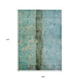 thumbnail image 3 of 9' X 12' Blue And Gold Abstract Washable Indoor Outdoor Area Rug, 3 of 5