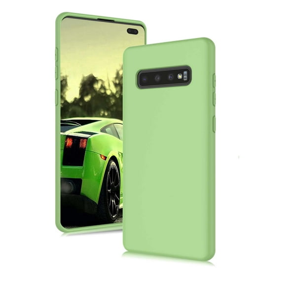 Cell Phone Cases For 6.1" Galaxy S10, Njjex Liquid Silicone Gel Rubber Shockproof Case Ultra Thin Fit Samsung S10 Case Slim Matte Surface Cover For Samsung Galaxy S10 2019 -Turquoise