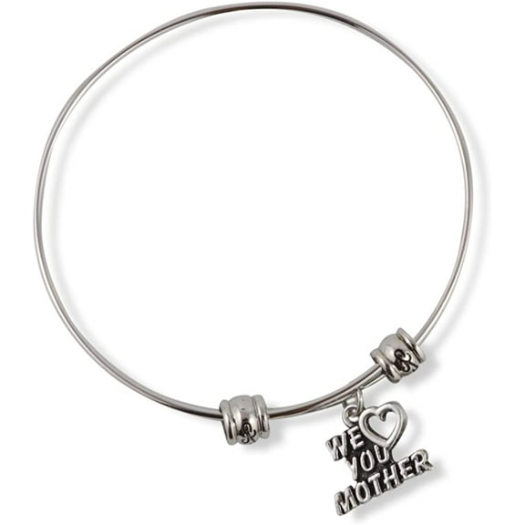 We Heart ( Love ) You Mother Fancy Bangle
