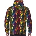 thumbnail image 7 of Fotbe Men's Hoodie with Colorful Dreamcatcher Pattern - Kangaroo Pocket Pullover Hooded Sweatshirt, Perfect for Daily Wear, Travel, and Home-XX-Large, 7 of 7
