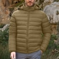 thumbnail image 5 of Rutainlusire Mens Fashion Trendy Warm Hooded Puffer Jackets 2026 Men's Jacket Solid Color Long Sleeved Multi Pocket Multifunctional Warm Windproof Casual Travel Jacket, 5 of 5