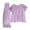 Light Purple, variant on YuYuBao Toddler Girls Pajamas Sets Summer Loose Tops With Elastic Waist Shorts 2Pcs Children Girls Homewears Loungewear Pjs, 3-4 Years