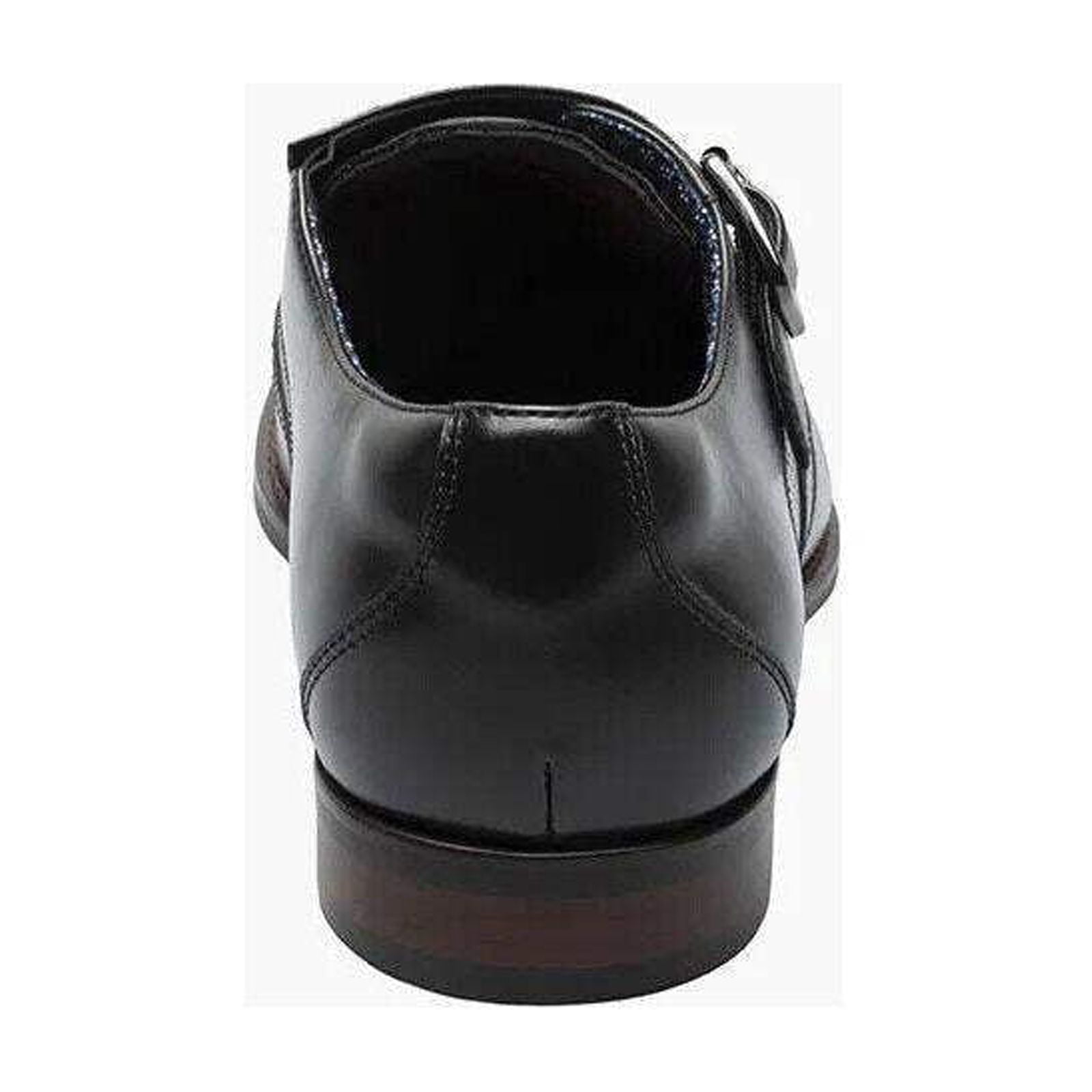 Stacy Adams Karcher Plain Toe Monk Strap Shoes Leather Black  display picture 2