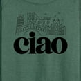 thumbnail image 3 of Instant Message - Ciao - Women's Lightweight French Terry Long Sleeve Shirt, 3 of 6