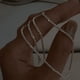 thumbnail image 4 of Cadena de clavícula brillante y brillante, collar de plata S925, diseño de nicho simple para estudiantes, cadena simple que no se desvanece, 4 of 6