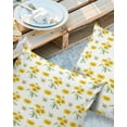 thumbnail image 2 of Outdoor Throw Pillow Cover Farm Blossoms Sunflowers Floral Waterproof Cushion Covers 2 Pack White and Yellow Pillow Cases Home Decoration for Patio Garden Couch Sofa, 2 of 6