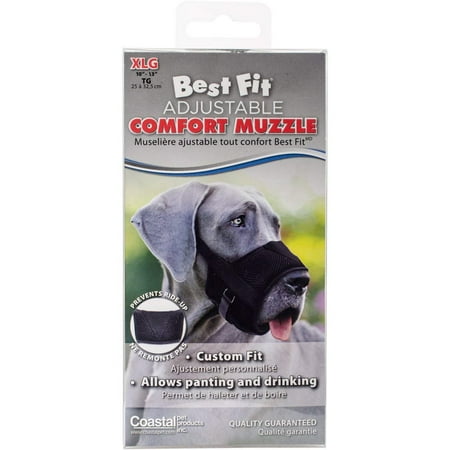 Best Fit AdjustableWalmartfort Dog Muzzle - Black, Color: BlackClick here to view our PPE Apparel Sizing Guide By Coastal Pet