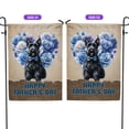thumbnail image 2 of Scottish Terrier Proud Dad Happy Father's Day Garden Flag 12x18in Double Sided Scottie Dog Lover Gifts Outdoor Decor - 02008, 2 of 5