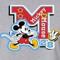 thumbnail image 3 of Disney - Mickey Mouse - Stitched Patches for Teammates - Juniors Cropped Cotton Blend T-Shirt, 3 of 5