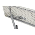 thumbnail image 3 of NPS 18" x 96" Heavy Duty Seminar Folding Table, Speckled Grey, 3 of 5