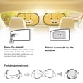 thumbnail image 5 of Yuyamidu Giraffe Car Window Sun Shades for Kids Cute Back Window Sunshades for Car 2 Pack Sunshade for Car Window Baby Yellow Car Side Window Sun Visor Car Accessories, 5 of 7