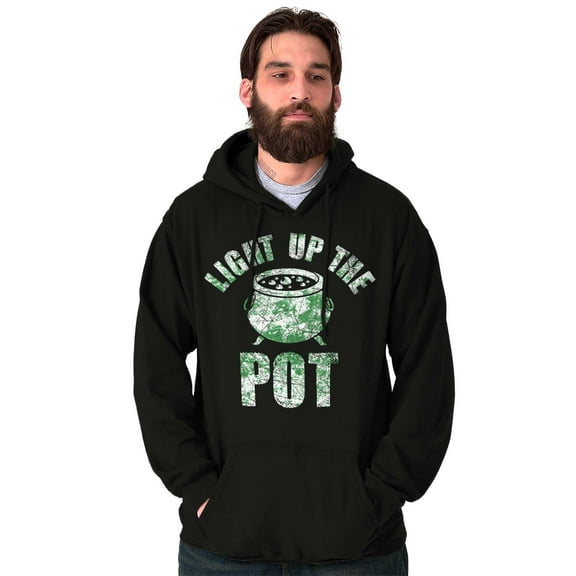 Light Up the Pot Cauldron Halloween Hoodie Sweatshirt Women Men Brisco Brands S