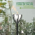 thumbnail image 4 of Legends International Amsterdam Tiki Torch Smooth Copper - 2 Pack, 4 of 5