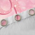 thumbnail image 4 of Homewish Number 9 Blackout Curtains Set of 2 (52x84 Each),Personalized Birthday Window Curtains,Pink Lovely Bow Knot Curtains and Drapes For Girls,Luxury Bedroom Decor, 4 of 6