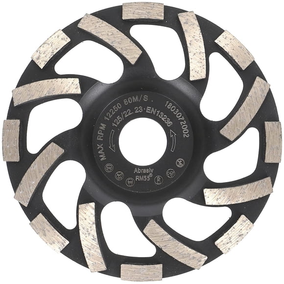 Professional Diamond Wheel Abrasive 125mm X 22.2mm Backing Pad Screed, Asphalt, Render, Abrasive Building Materials