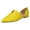 Yellow, variant on YDN Women Classic Pointed Closed Toe D'Orsay Ballet Flats V Cut Chunky Low Heels Slip On Office Dress Loafer Casual Shoes Size 7 Nude