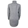 thumbnail image 6 of Sweater for Women Cable Knitted Long Sleeve Turtleneck Knitted Mini Dress Casual Slim Trendy Outfits, 6 of 8