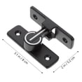 thumbnail image 3 of Door Lock 90 Degree Luminous Safety Door Bolt Sliding Door Lock Safety Latch, 3 of 9