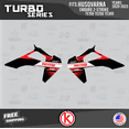 thumbnail image 3 of Kalair GFX Graphics Kit for Husqvarna ENDURO 2-STROKE TE150, TE250 and TE300 (2020-2023) Turbo Series, 3 of 5