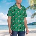 thumbnail image 3 of Fotbe Duck Mallard Flying Pose Camisa Hawaiana para Hombre Unisex – Camisa Casual de Verano con Botones de Manga Corta de Algodón y Lino,Medium, 3 of 7