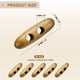 thumbnail image 2 of 50 Piezas de Botones de Madera con Toggle, Botones de Madera en Forma de Aceituna de 40mm/1.6 Pulgadas con Doble Agujero para Costura DIY de Abrigo, Café Claro, 2 of 7