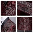 thumbnail image 4 of Traje de esmoquin jacquard para hombre, corte entallado, de dos piezas, para boda, fiesta y graduación, s202412241253, 4 of 5