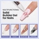 thumbnail image 2 of Kit de uñas MIZHSE Solid Builder Gel con lámpara de uñas y 3 colores, 2 of 9