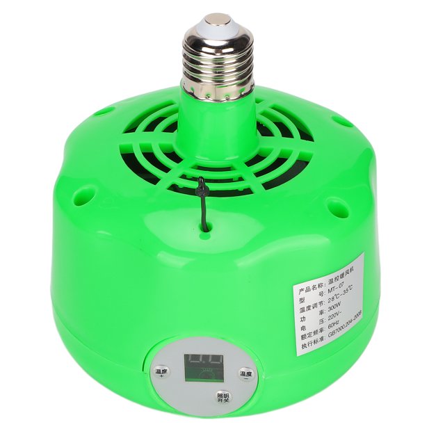 Lámpara calefactora de cultivo herramienta de iluminación térmica para gallinero ignífuga resistente a altas temperaturas con pantalla LCD para pollos
