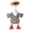 Black-Free Size/A, variant on Mini Duck Figurine Summer Outfit Set Striped Shirt Sunglasses for Porch Tabletop Holiday Decorations