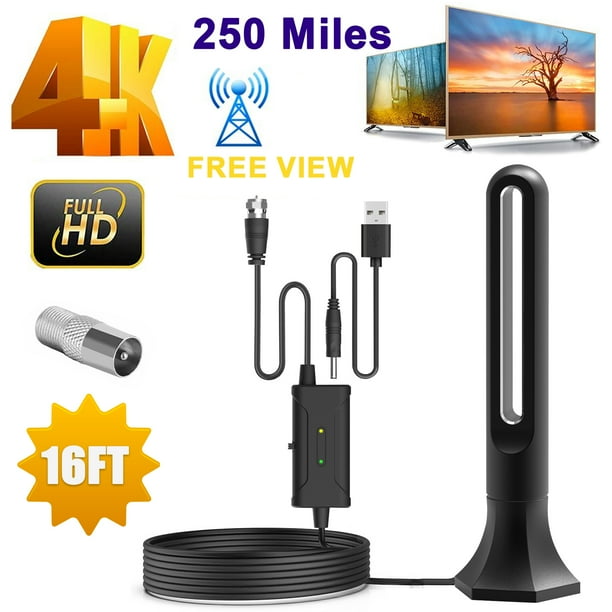 2022 Newest TV Antenna, TSV Indoor Amplified HD Digital TV Antenna Long