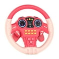 thumbnail image 3 of MERIGLARE Round Steering Wheel Toy Kids Electric Wheel Toy Pretend Play Educational with Music and Light Car Driving for Children Gifts red, 3 of 8