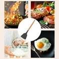 thumbnail image 2 of MOPOOR Silicone Wok Spatula Turner with Heat Resistant Wooden Handle, Kitchen Utensil Cooking Shovel Scoop Ladle for Scooping, Flipping, Stirring, Durable BPA-free Nonstick Cooking, 2 of 9