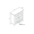 thumbnail image 4 of Linon Leslie Double Door Cabinet, Multiple Colors, 4 of 4