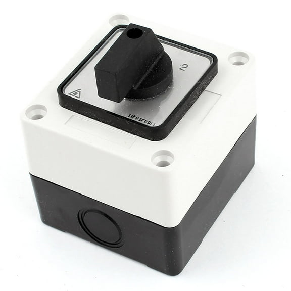 SZW26-20/1 4 Terminal Rotary Changeover Cam Switch Box Ui 660V Ith 20A