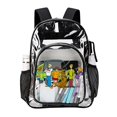 thumbnail image 7 of Scooby Doo Characters Transparent Backpack Student School Bag Satchel Bookbag Large Capacity Clear Through Daypack Unisex Travel Bag 17 Inch, 7 of 7