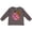 Charcoal Grey, variant on Inktastic 3rd Birthday 3 Year Old Cowgirl Girls Long Sleeve Toddler T-Shirt