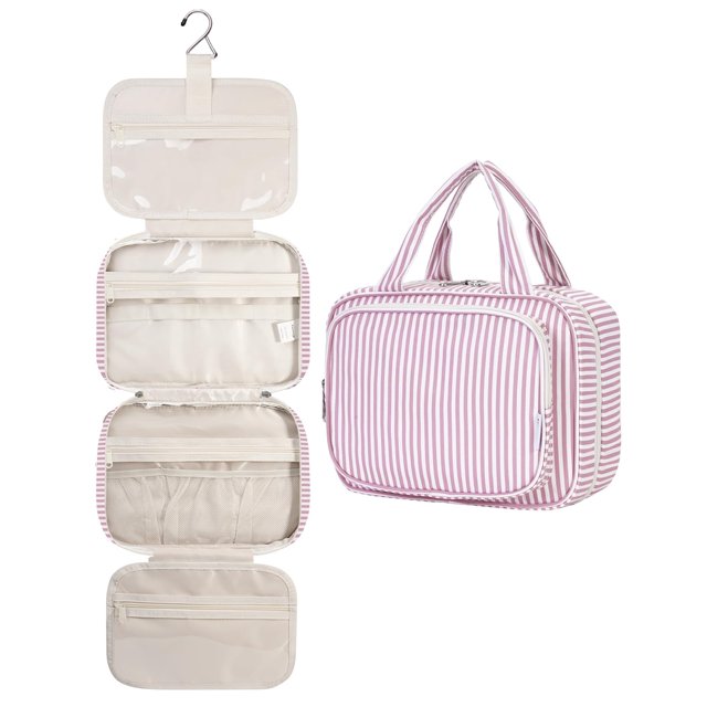 Neceser Narwey Striped Dusty Pink Stripe para mujer