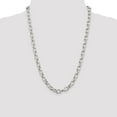 thumbnail image 4 of 925 Sterling Silver Rolo Chain Styles Necklace 8 mm Fancy 24 inch, 4 of 4