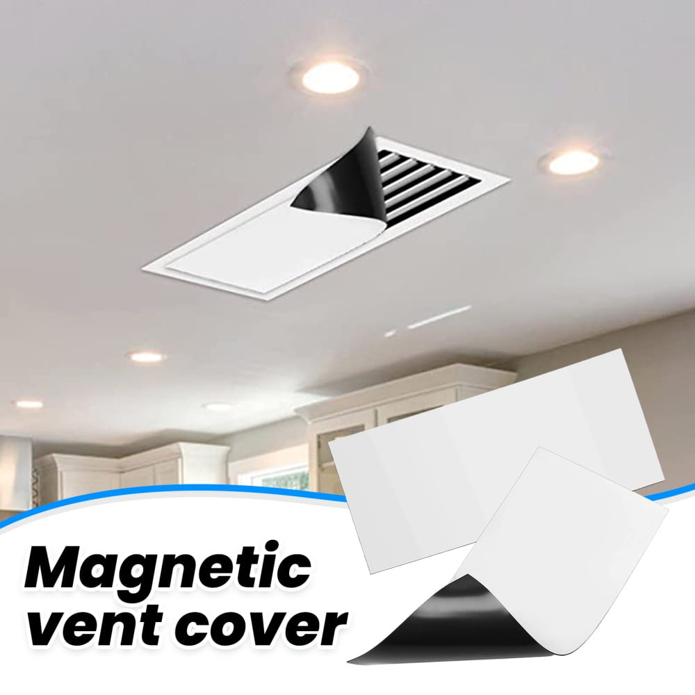HXAZGSJA 2PCS Ceiling Vent Magnetic Cover Lightweight Durable Vent Cover  for Home Ceiling Wall Floor 