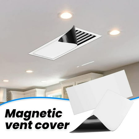 

2PCS Ceiling Vent Magnetic Cover Lightweight Durable Vent Cover for Home Ceiling Wall Floor