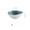 5Inch Blue, variant on Outer Matte White Inner Gradient Speckled Glaze Egg Shaped Ceramic Bowls Three Sizes Stoneware Serving Dishes For Ramen Salad Rice Fruit Appetizer Household Cafe Hotel Fine Dining Table Setting