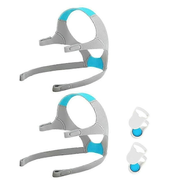 2-Pack Magnetic Headgear Clips for F20 Mask, Adjustable Replacement Straps