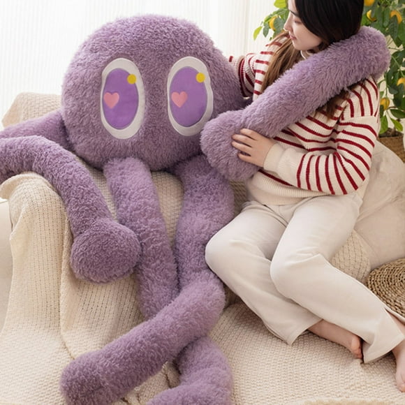 Octopus Plush Toy, Cute Deform Proof Big Sized Plush Toy Long Legs 100cm for Kids Adults