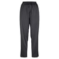 thumbnail image 3 of Endives Satin Pants For Women Casual Tie Elastic High Waisted Cropped Pant With Pockets Summer Slacks, 3 of 5