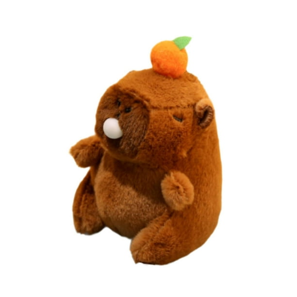 Sharprepublic Bubble Blowing Plush Toy Capybara Keychain Car Key