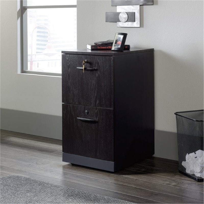 Bowery Hill 3 Drawer File Cabinet in Espresso 