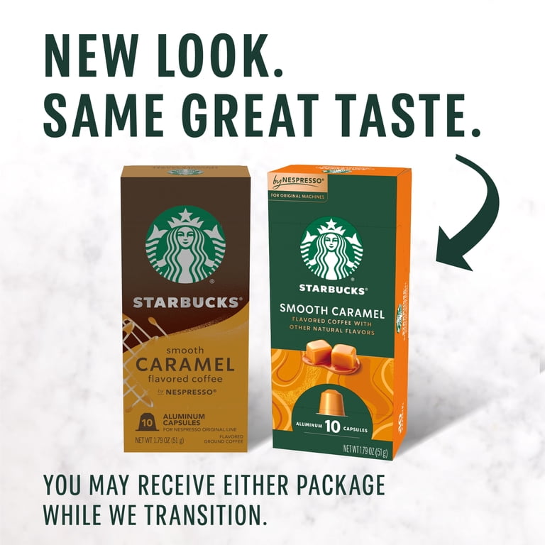 Starbucks By Nespresso Original Line, Smooth Caramel, Flavored