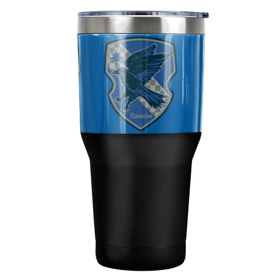 Harry Potter Ravenclaw Shield Crest Stainless Steel Tumbler 30 oz Coffee Travel Cup, Vacuum Insulated & Double Wall with Leakproof Sliding Lid