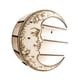 thumbnail image 1 of Estante colgante multiusos de madera con forma de luna para colección de rocas y plantas pequeñas Luz, 1 of 9